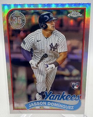 2024 Topps Chrome #89CB-12 Jasson Domínguez 35th Anniversary Refractor Rookie