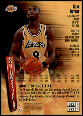 1997-98 Finest #262 Kobe Bryant