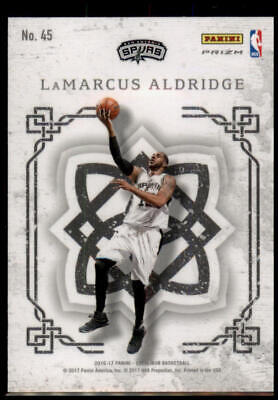 2016-17 Panini Excalibur #45 LaMarcus Aldridge Crusade Silver