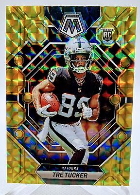 2023 Panini Mosaic #366 Tre Tucker Reactive Yellow Mosaic