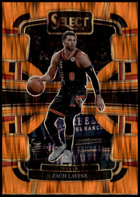 2023-24 Panini Select #16 Zach LaVine Orange Flash Prizms