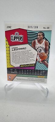 2019-20 Panini Revolution #68 Kawhi Leonard Cosmic #/100