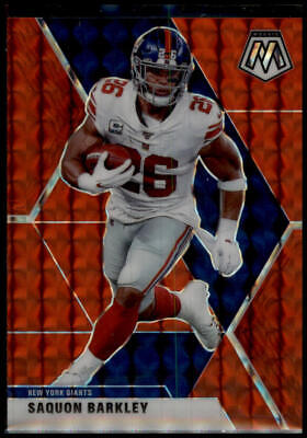 2020 Panini Mosaic #150 Saquon Barkley Prizm Red Hobby Exclusive Rare