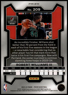 2023-24 Panini Prizm #209 Robert Williams III Prizms Ice