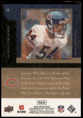 2008 Upper Deck Masterpieces #11 Brian Urlacher