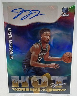 2022-23 Hoops #HS-JJJ Jaren Jackson Jr. Hot Signatures Auto