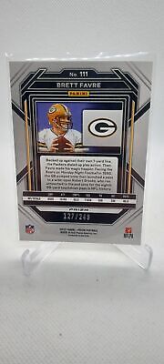 2022 Panini Prizm #111 Brett Favre Orange #/249