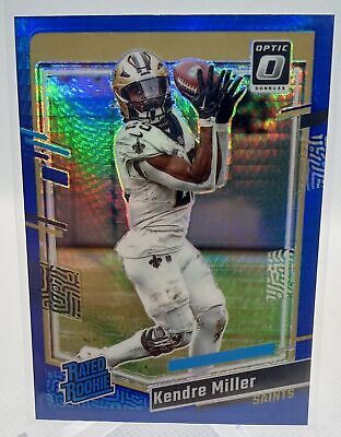 2023 Donruss Optic #284 Kendre Miller Blue Hyper Prizm Rated Rookie