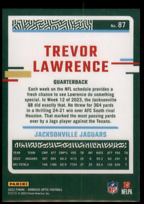 2023 Donruss Optic #87 Trevor Lawrence