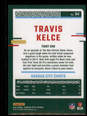 2023 Donruss Optic #94 Travis Kelce