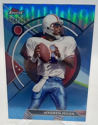 2023 Topps Composite #190 Warren Moon Finest Sky Blue Refractor #/325