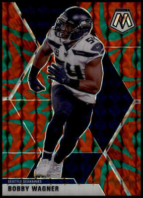 2020 Panini Mosaic #186 Bobby Wagner Prizm Reactive Green