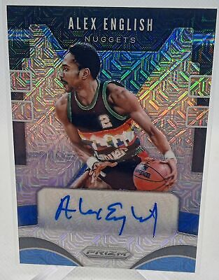 2019-20 Panini Prizm #SG-AEG Alex English Signatures Mojo Prizm Auto /25