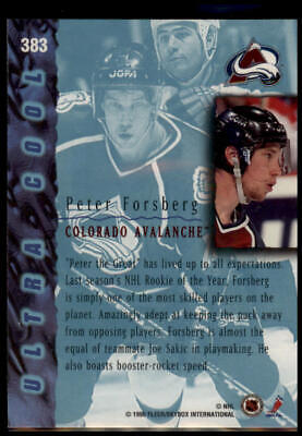 1995-96 Ultra Extra Ultra Cool #383 Peter Forsberg