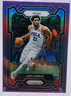 2023-24 Panini Prizm #73 Joel Embiid Prizms Purple #/99