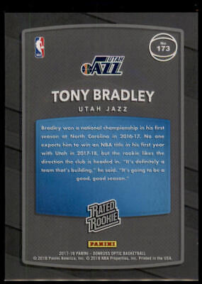 2017-18 Donruss Optic #173 Tony Bradley Rated Rookie Shock