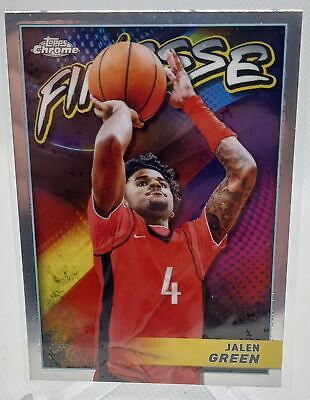 2023-24 Topps Chrome #F-8 Jalen Green Finesse