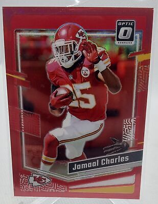 2023 Donruss Optic #91 Jamaal Charles Red #/99