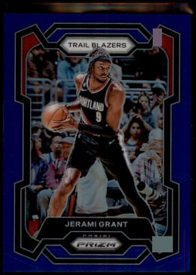 2023-24 Panini Prizm #70 Jerami Grant Prizms Blue #/199