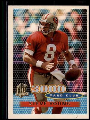 1996 Topps #384 Steve Young 40th Anniversary 3000 yard Club