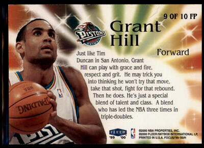 1999-00 Fleer Focus #9 FP Grant Hill Focus Pocus