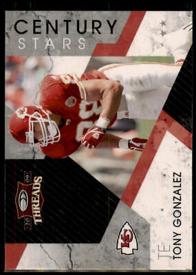 2009 Donruss Threads #18 Tony Gonzalez Century Stars