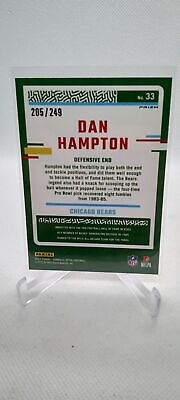 2023 Donruss Optic #33 Dan Hampton Orange #/249