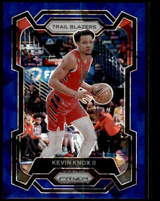 2023-24 Panini Prizm #203 Kevin Knox II Prizms Blue Ice #/125