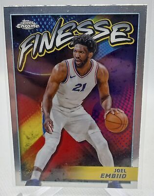 2023-24 Topps Chrome #F-16 Joel Embiid Finesse