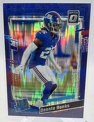 2023 Donruss Optic #278 Deonte Banks Purple Shock Rated Rookie