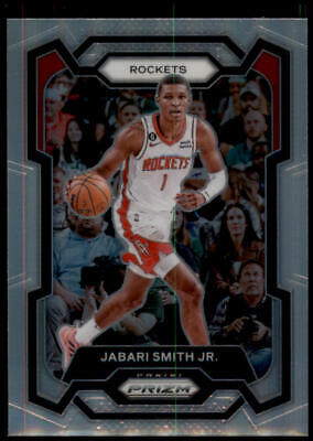 2023-24 Panini Prizm #49 Jabari Smith Jr. Prizms Silver