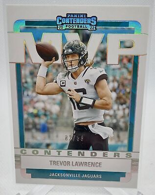 2022 Panini Contenders #MVP-TLR Trevor Lawrence MVP Contenders Silver #/99