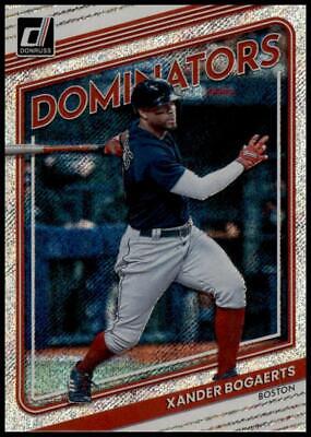 2022 Donruss #D-5 Xander Bogaerts Dominators Rapture