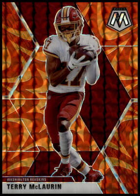 2020 Panini Mosaic #198 Terry McLaurin Prizm Reactive Orange