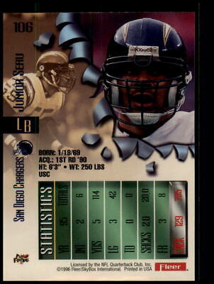 1996 Fleer Metal #106 Junior Seau