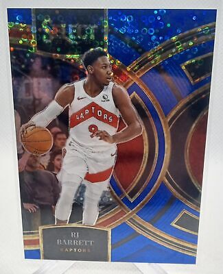 2023-24 Panini Select #200 RJ Barrett Blue Disco Prizms #/25