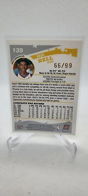 2005-06 Topps Chrome #139 Raja Bell Refractors Gold #/99