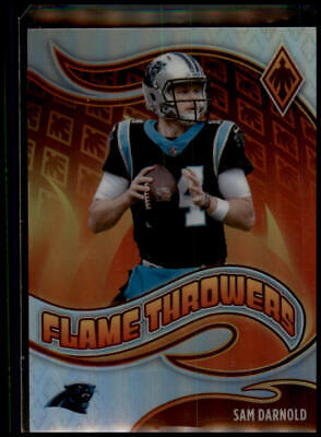 2021 Panini Phoenix #FT-19 Sam Darnold Flame Throwers