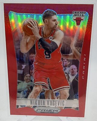 2023-24 Prizm Deca #242 Nikola Vucevic Base Prizms Red #/199