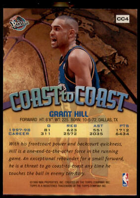 1998-99 Topps #CC4 Grant Hill Coast to Coast