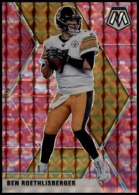 2020 Panini Mosaic #170 Ben Roethlisberger Prizm Camo Pink