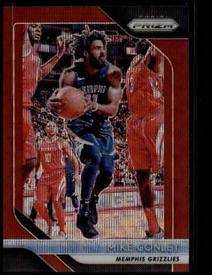 2018-19 Panini Prizm #86 Mike Conley Prizms Ruby Wave