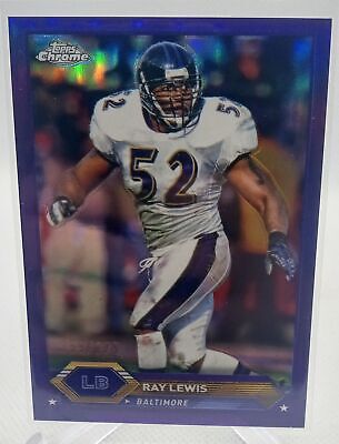 2023 Topps Composite #20 Ray Lewis Topps Chrome Purple Refractor #/275