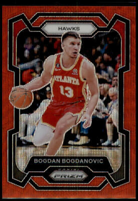 2023-24 Panini Prizm #23 Bogdan Bogdanovic Prizms Ruby Wave