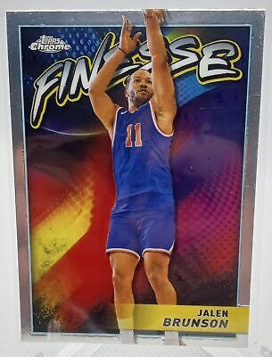 2023-24 Topps Chrome #F-14 Jalen Brunson Finesse