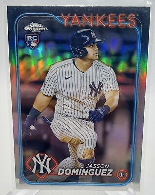 2024 Topps Chrome #89 Jasson Domínguez Refractor Rookie