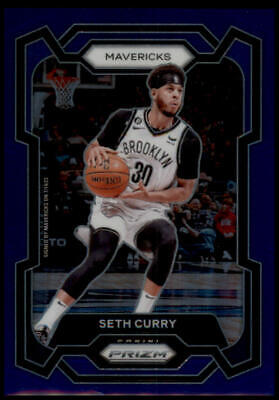 2023-24 Panini Prizm #219 Seth Curry Prizms Blue #/199