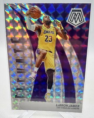 2023-24 Panini Mosaic #23 LeBron James Elevate Mosaic Silver Prizm