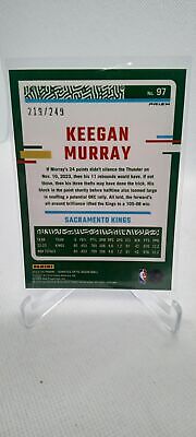 2023-24 Donruss Optic #97 Keegan Murray Aqua #/249