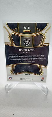 2023 Panini Select #451 Howie Long Blue Prizms #/99